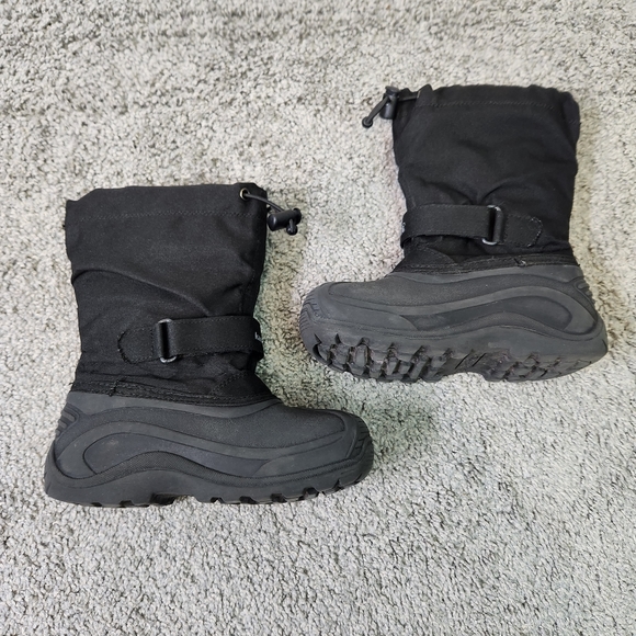 Kamik Unisex Kids Black Snow Boots Size 12 - Picture 5 of 8